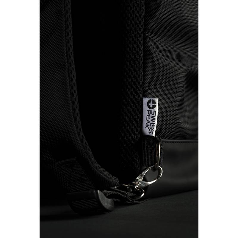 Swiss Peak RFID totepack batoh, čierna